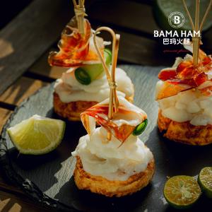 巴瑪火腿山藥泥土司塔